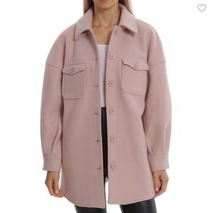 AVEC LES FILLES  Oversized Shaket / Jacket - Blush Color